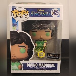 Funko Pop Bruno Madrigal #1150 Glow In The Dark Boxlunch Exclusive Encanto